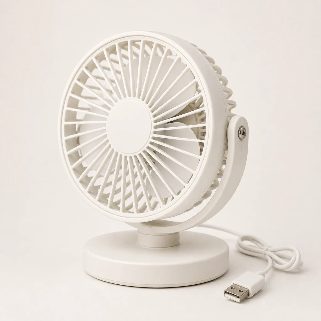 USB桌面小风扇商品主图，1台，USB供电
