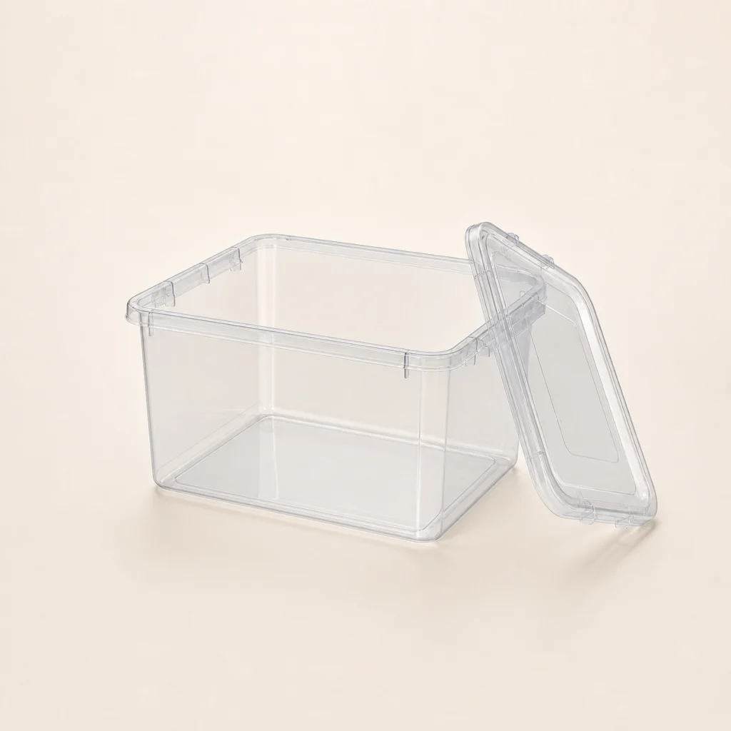 透明收纳盒10L商品主图，10L，带盖