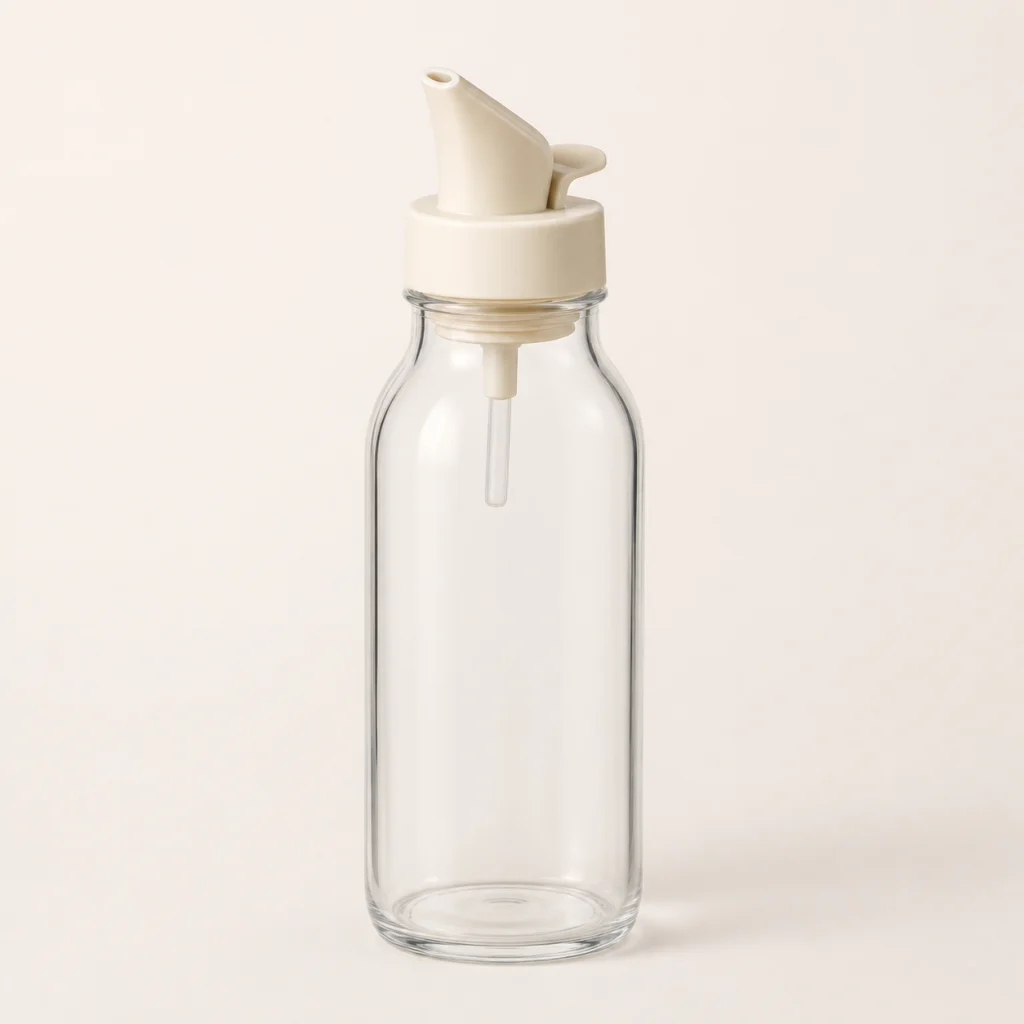 玻璃控量油壶商品主图，1只，约500ml